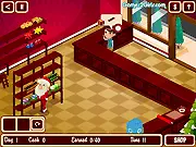 Santa's Christmas Shop free online time management game on PlayArcadeHub