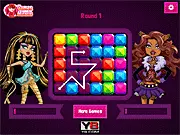 Play Monster Match Adventure free online game, a competitive monster-themed gem matching puzzle