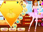 Shoulder Dresses movie star dress up game featuring Nicole in a glamorous gown and perfect make up on the red carpet. Play free online fashion game.