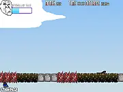 Strollin' free online game arcade platformer spike block endless runner