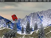 Truck Trial Winter free online game truck balancing on snowy mountain course