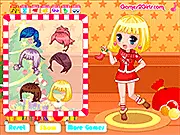 Christmas Clothes Style Dress-Up free online game featuring a stylish girl trying on different festive holiday outfits