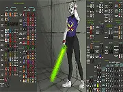 Heather Dress Up pixel art free online game silent hill character styling