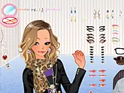 White-Collar Style Dress Up free online game, elegant professional fashion and long dress styling on PlayArcadeHub