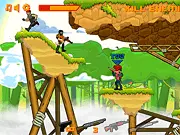 Strike Force Commando free online shooter game, run and gun military action, elite squad with upgraded weapons