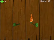 Play Veg Ninja free online slicing game, slice vegetables with a ninja sword, high score arcade game on PlayArcadeHub