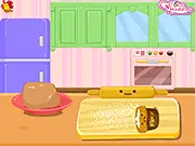 Gingerbread Cookie Christmas Tree free online game screenshot, festive cooking simulator, holiday decorating game on PlayArcadeHub