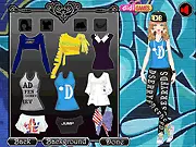 Party Tonight dress up game featuring a fashionable girl named Nicole, ready for a makeover.