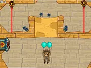 Amigo Pancho 7 online game, adventure puzzle, flying with balloons, Treasures of Tutankhamun, free physics game
