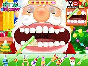 Care Santa Claus Tooth free online dentist game screenshot cleaning Santa's teeth