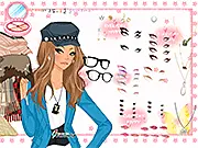 Express Reporter Makeover Edition dress-up game, styling a journalist for a news broadcast.