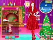 Play Merry Christmas Day free online dress-up game, creating festive holiday outfits and looks on PlayArcadeHub.