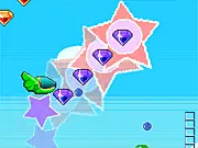 PixelShip free retro arcade game, play pixelated ship online, collect gems and avoid bombs high score game