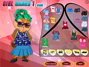 The main screen of Chipmunks Dress Up, showing the boy and girl chipmunks wearing funny outfits