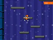 Hop Skip and Jump game screenshot, free online hyper-casual arcade game requiring quick timing and jumping over obstacles