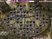 Play Bomb Face Connect free online puzzle game with funny bomb face tiles