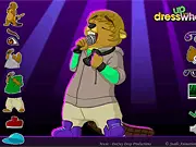 Justin Bieber Is Now A Beaver free online game image, beaver character performing a concert, rhythm game play online