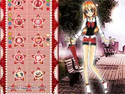 Plaid Madness online game screenshot, dress up game girl in plaid skirt and top, play free fashion game