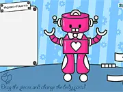 Cute Robot Girl Maker online game screenshot, futuristic girl builder game, customize your own free robot