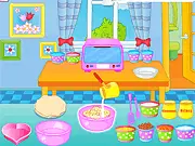The Apple Pie Cooking Game screen showing ingredients and preparation steps for baking the classic dessert free online.