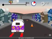 A Smokey Ride Hippie Van driving game free online on PlayArcadeHub