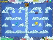 Play free online dual control puzzle game Little Muddle. Guide the Moon and Sun to the portal while avoiding traps.
