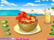 Play Making Fruit Salad free online cooking game - choose, chop, and mix fruits for a delicious summer dessert
