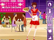 Waiter Uniform Dress Up free online fashion and costume design game