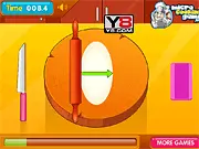 Classical Croissant Cooking online game screenshot, French pastries being prepared in a kitchen, free baking simulation game