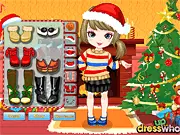 Christmas Eve Gifts dress-up game, girl wearing winter clothes, fashion game play free online