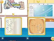 Gingerbread Men Cookies free online cooking game, Christmas baking with funny pig, PlayArcadeHub
