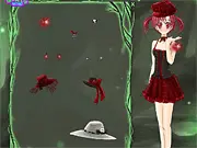 Little Red Punk Dress Up online game free, Little Red Riding Hood makeover, punk fashion dress up game, style Red Riding Hood