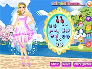 Dream Princess Wedding free online dress-up game helping a princess choose her bridal outfit