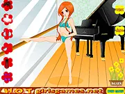 Yoga Girl Dress Up online game free, play fashion design game with activewear, style Cherry for her yoga performance