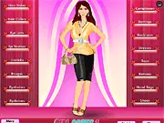Shopping Makeover Dress Up online game, girl choosing trendy outfit for a shopping trip, free makeup and fashion game