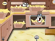Save The Eggs game screen, free online physics and skill game where players transport fragile eggs across an obstacle course