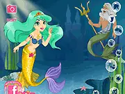 Free online game Bubble Atlantis with mermaid Coral and bubble cannon, classic bubble shooter game for PlayArcadeHub