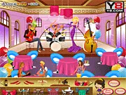 Screenshot of Ivana's Restaurant Decoration game showing a beautifully designed dining room with modern furniture and lighting.