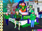 Patty's Day Parade festive green dress up game free online