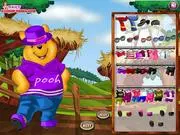 Winnie The Pooh dress up online game for kids, play free simple creative game