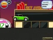Fast 2 Speed online racing game featuring a red sports car driving at maximum speed on a highway, PlayArcadeHub free game