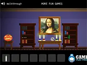 Apartment Floor 96 free online escape game with Halloween decorations and a witch character