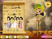 Play King of Egypt free online puzzle game featuring ancient Egyptian king and queen royalty