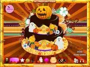 Play Halloween Cake Design game free online on PlayArcadeHub, creative baking and decorating game for Halloween