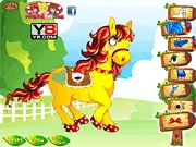 Pony Ride free online animal care and grooming game on PlayArcadeHub
