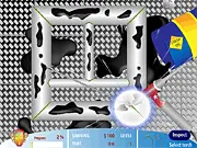 Monkey Welder free online game image showing a monkey character doing metalwork with a welding torch