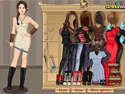 Katniss Dress Up game screenshot, Hunger Games fashion game, play free online styling game with Katniss