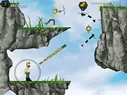 Diggin Gold free online game, a miner using a claw to collect gold nuggets and treasures