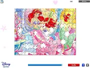 Princess Ariel Jigsaw free online puzzle game screenshot of Ariel the Little Mermaid