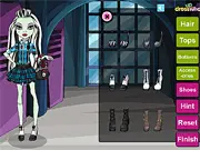 Frankie Stein At School game – help Frankie create stylish school outfits